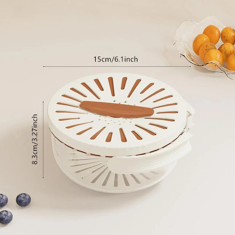 Ease® Fruit & Vegetable Storage Container with Drain Basket