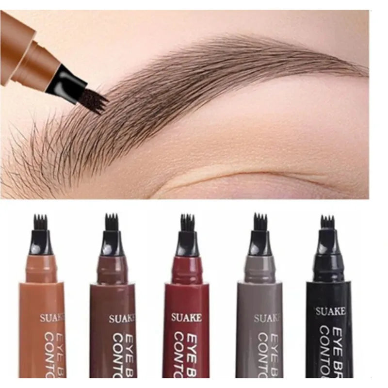 Ease® 4-Fork Eyebrow Pen – Waterproof, Long-Lasting & Natural Brow Filler