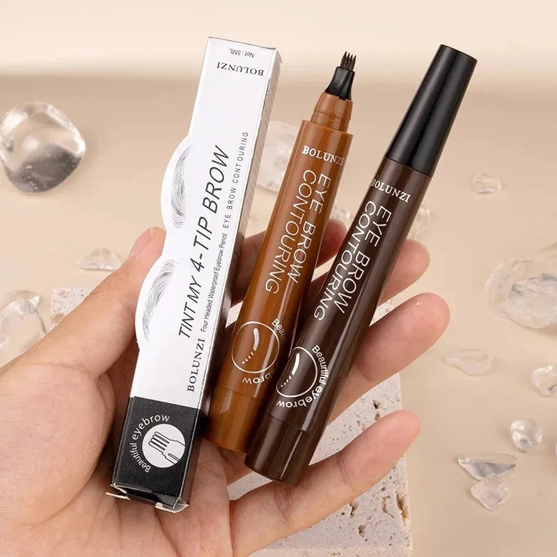 Ease® 4-Fork Eyebrow Pen – Waterproof, Long-Lasting & Natural Brow Filler