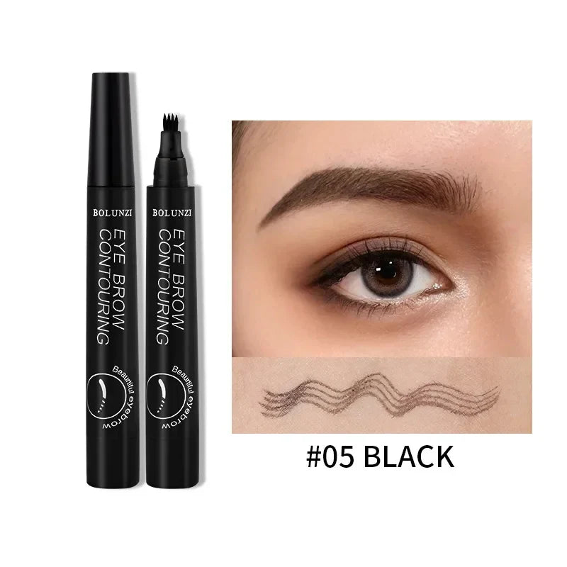Ease® 4-Fork Eyebrow Pen – Waterproof, Long-Lasting & Natural Brow Filler