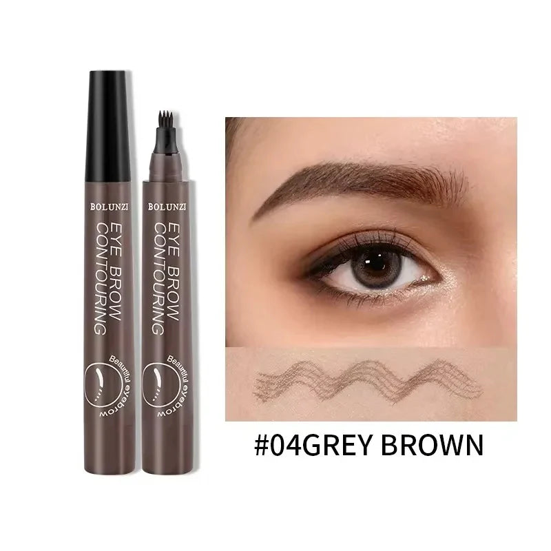Ease® 4-Fork Eyebrow Pen – Waterproof, Long-Lasting & Natural Brow Filler