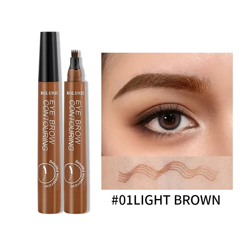 Ease® 4-Fork Eyebrow Pen – Waterproof, Long-Lasting & Natural Brow Filler