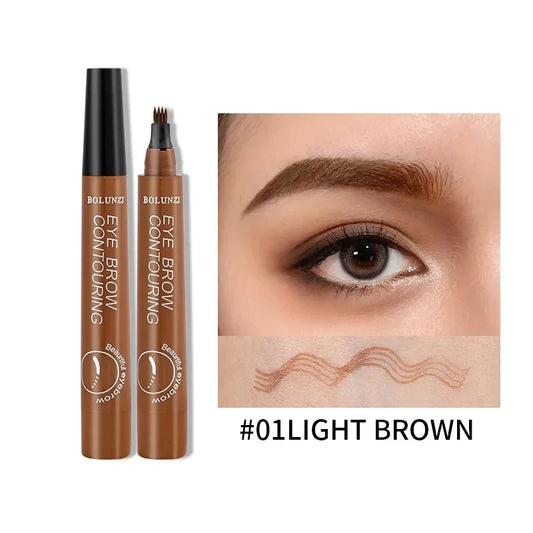 Ease® 4-Fork Eyebrow Pen – Waterproof, Long-Lasting & Natural Brow Filler