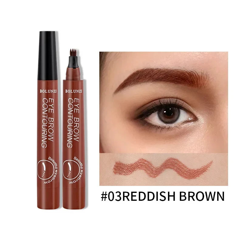 Ease® 4-Fork Eyebrow Pen – Waterproof, Long-Lasting & Natural Brow Filler